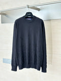 Colored bead knitted sweater