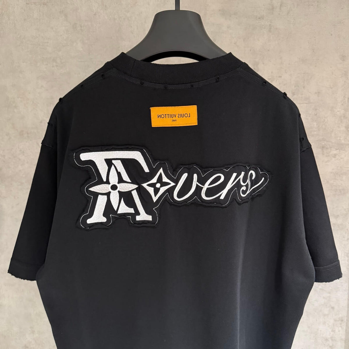 Vintage Letter Patch T Shirt