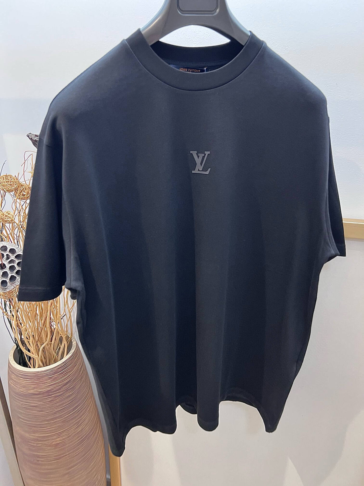 Letter Embossed T Shirt