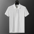 Knitted jacquard fabric lapel T-shirt