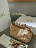 Plush lamb wool lunch box bag