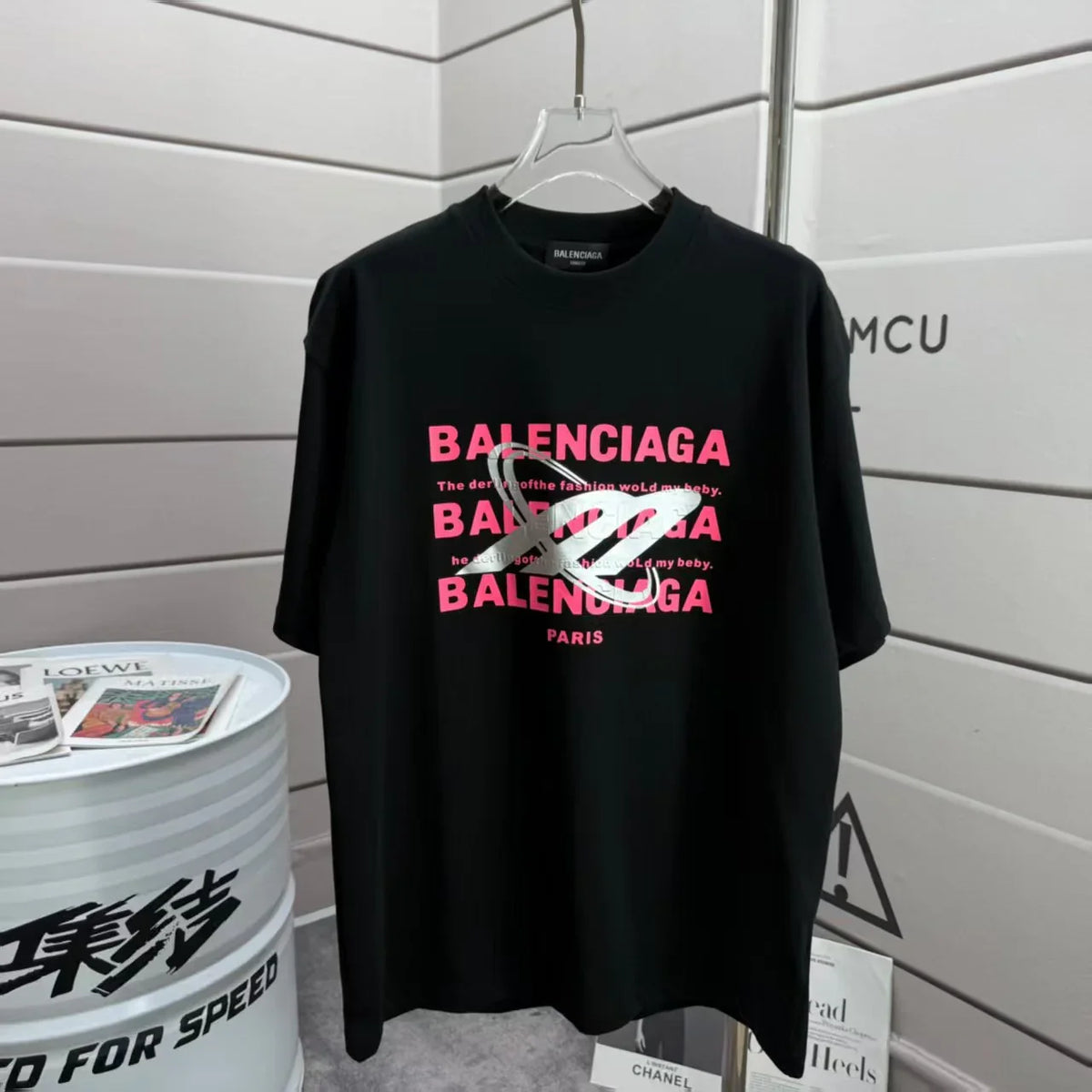 New hot stamping printed T-shirt