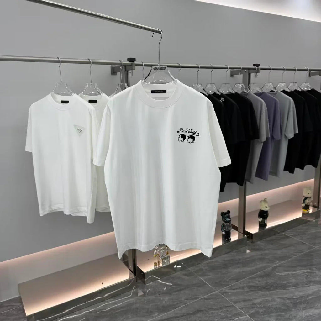 New flocking short sleeved T-shirt