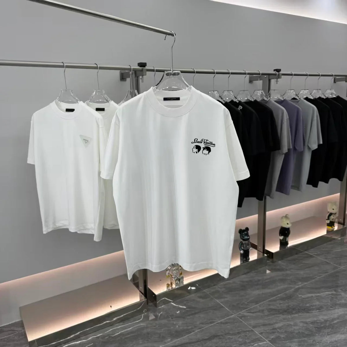 New flocking short sleeved T-shirt