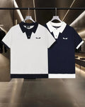 New Knitted Short Sleeve Polo Shirt