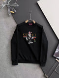 New printed pullover round neck hoodie