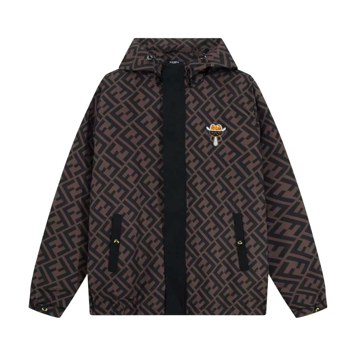 New embroidered hooded jacket