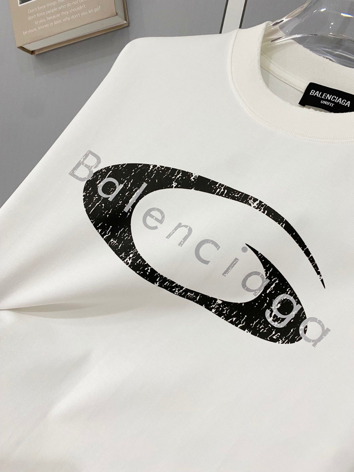 Classic letter printed pure cotton T-shirt