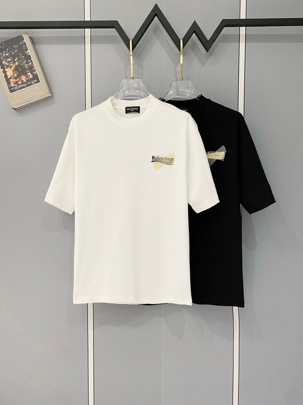 Classic letter printed pure cotton T-shirt -5