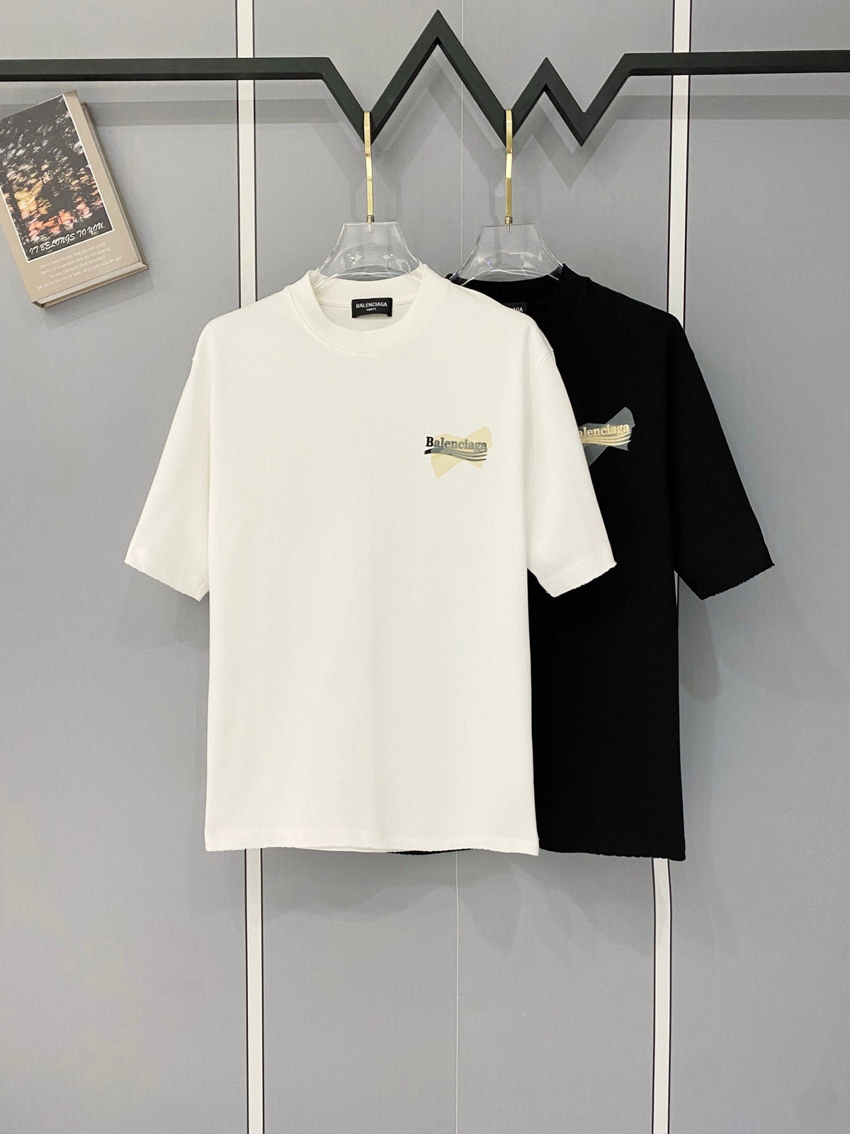 Classic letter printed pure cotton T-shirt -5