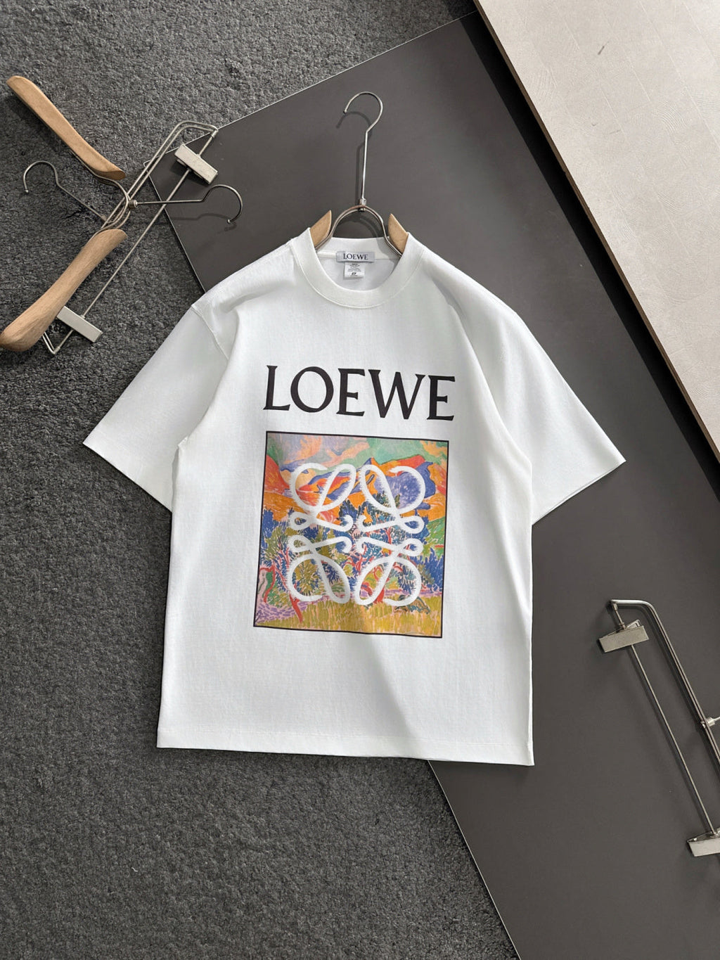 round-neck T-shirt