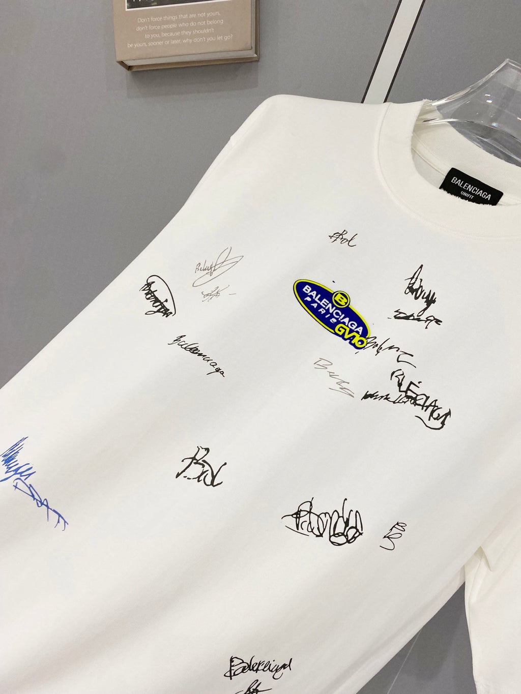Classic letter printed pure cotton T-shirt -9
