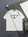 New printed letter short sleeved shirt