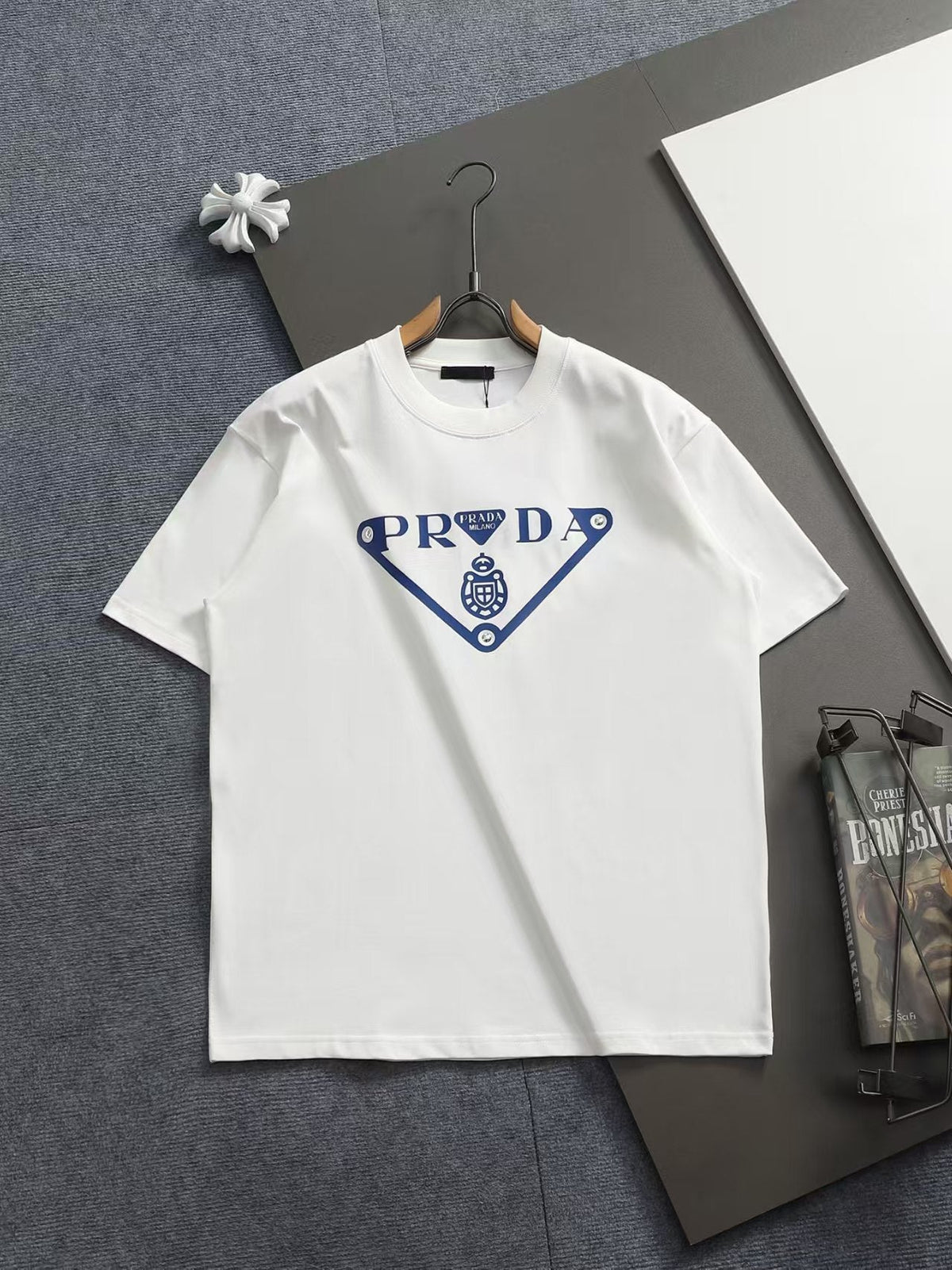 New printed letter short sleeved shirt