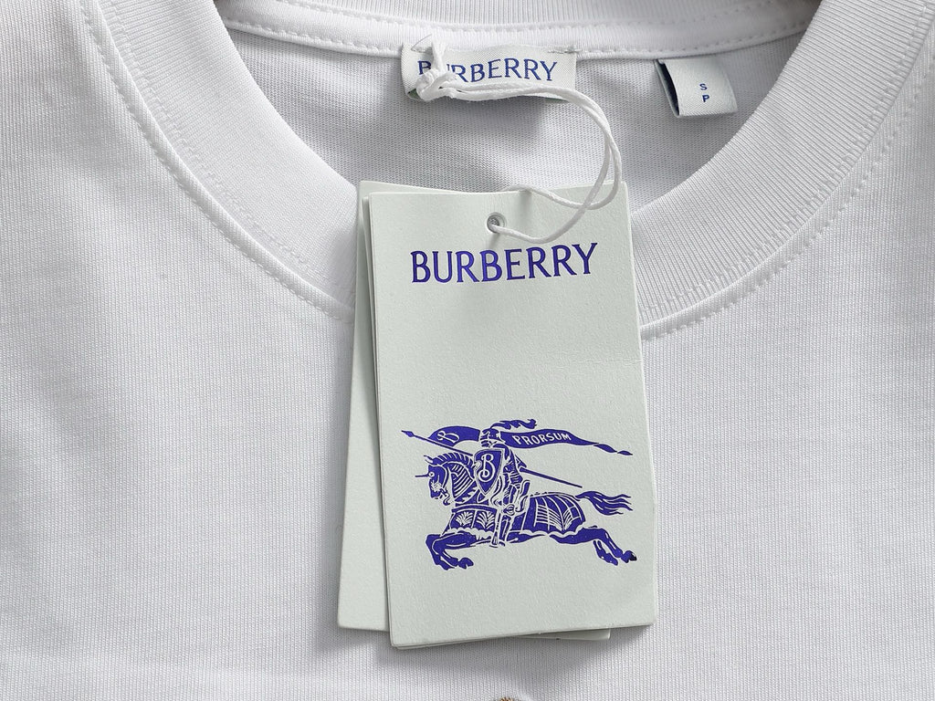 Classic Embroidered Round Neck T-shirt with Back