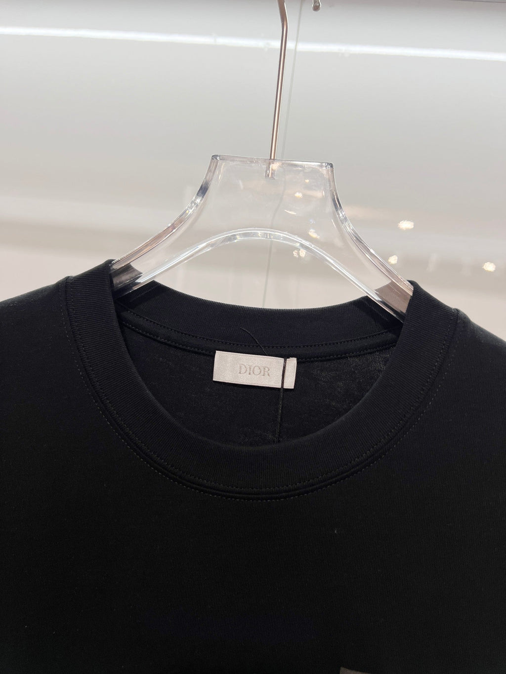 New snow velvet embroidered logo short sleeved shirt