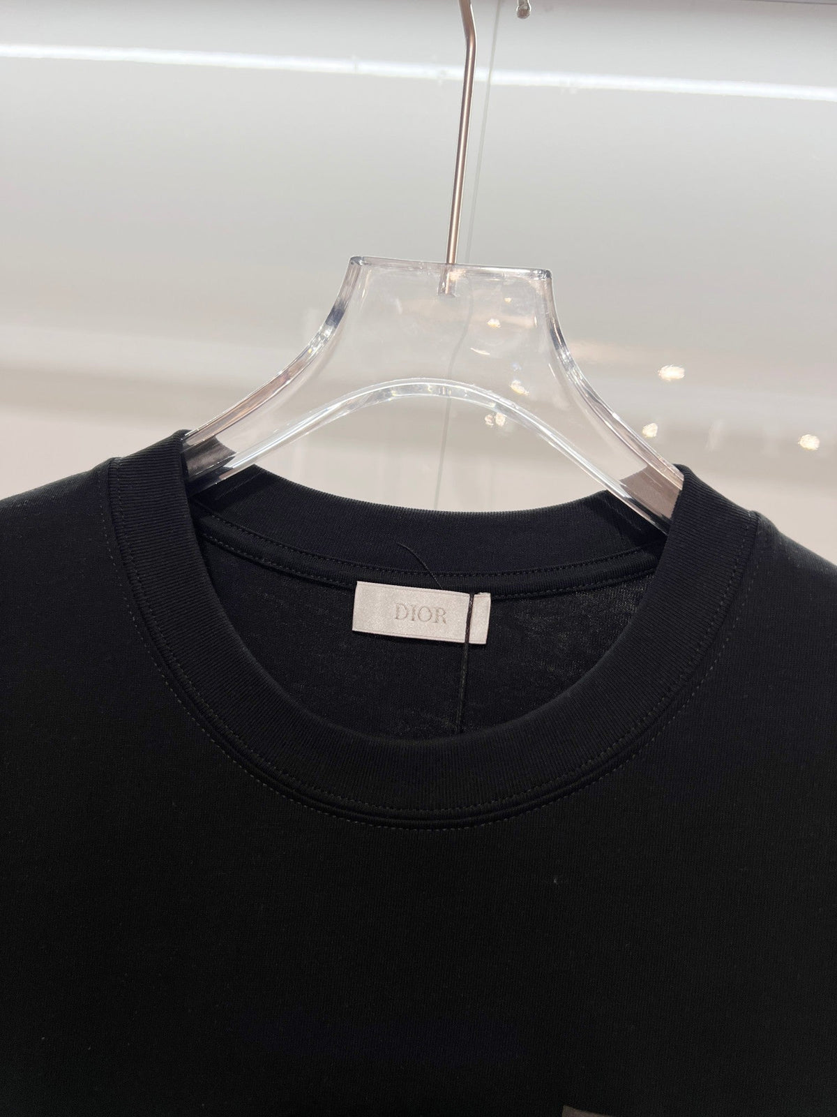 New snow velvet embroidered logo short sleeved shirt