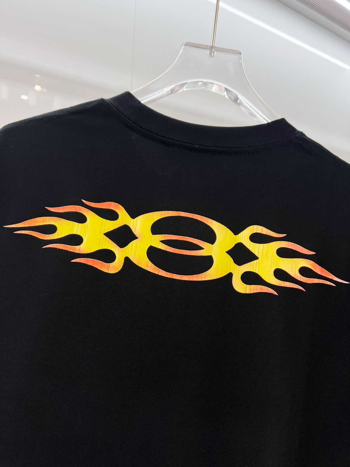 New Flame Pattern Letter T-shirt