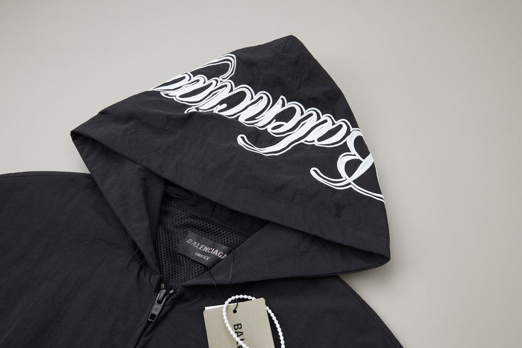Alphabet Embroidered Hoodie Sports Set