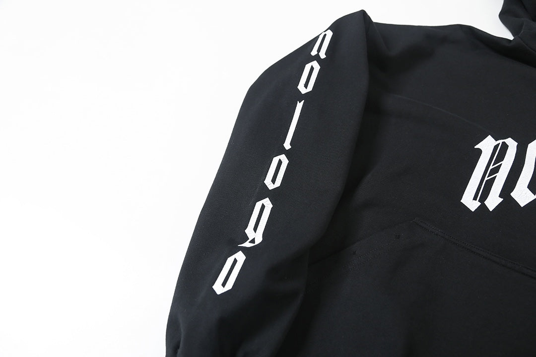 Crack printed hooded sweatshirt
