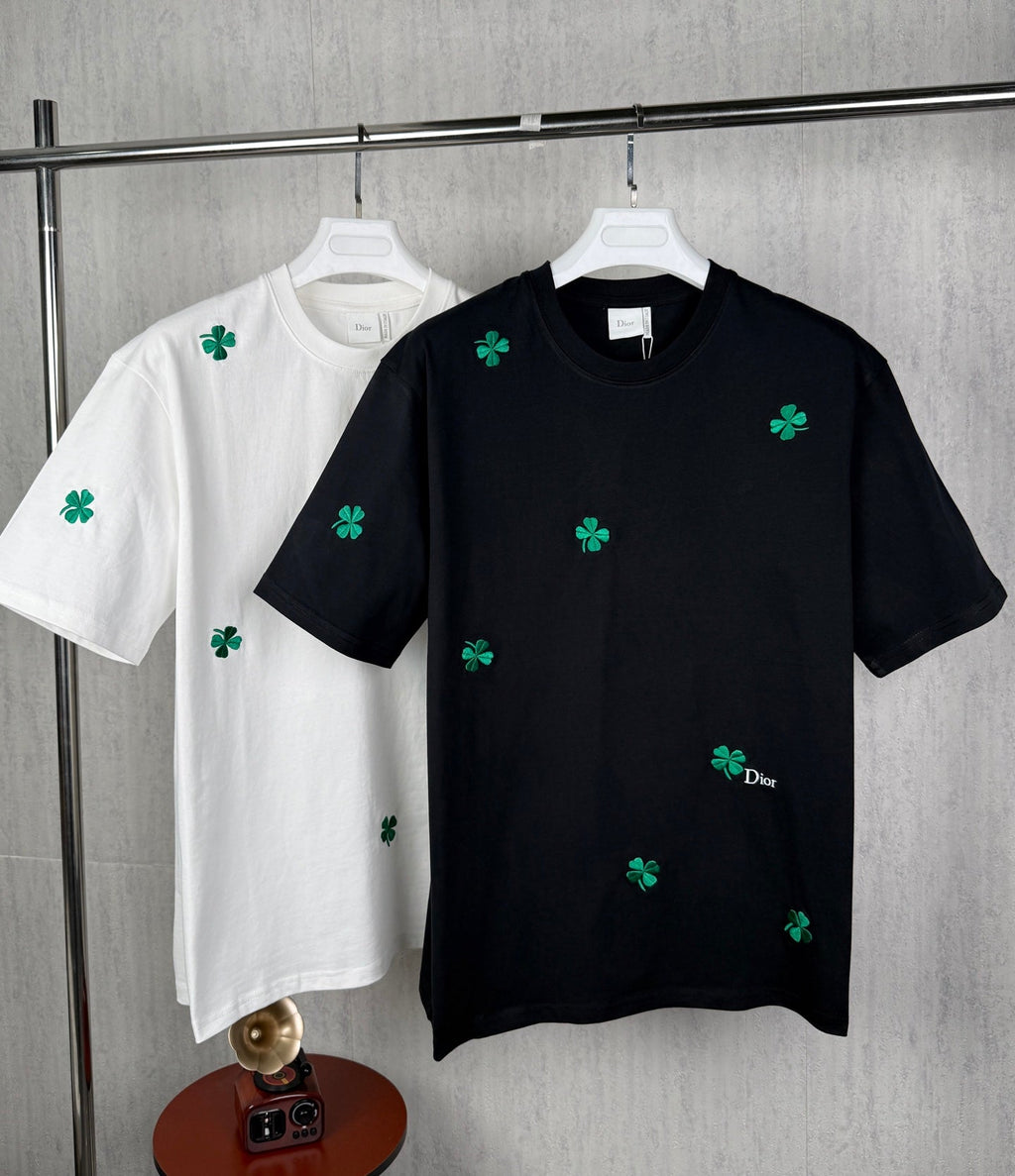 New Four Leaf Clover 🍀  Couple casual short sleeved T-shirt