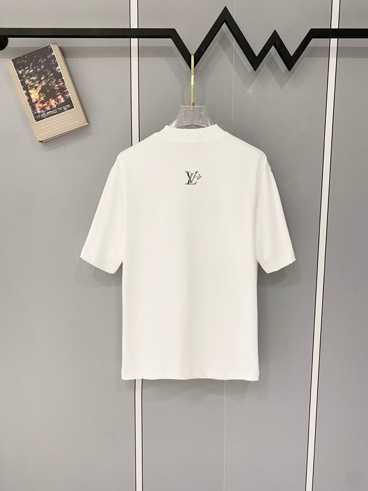 Classic letter printed pure cotton T-shirt -011