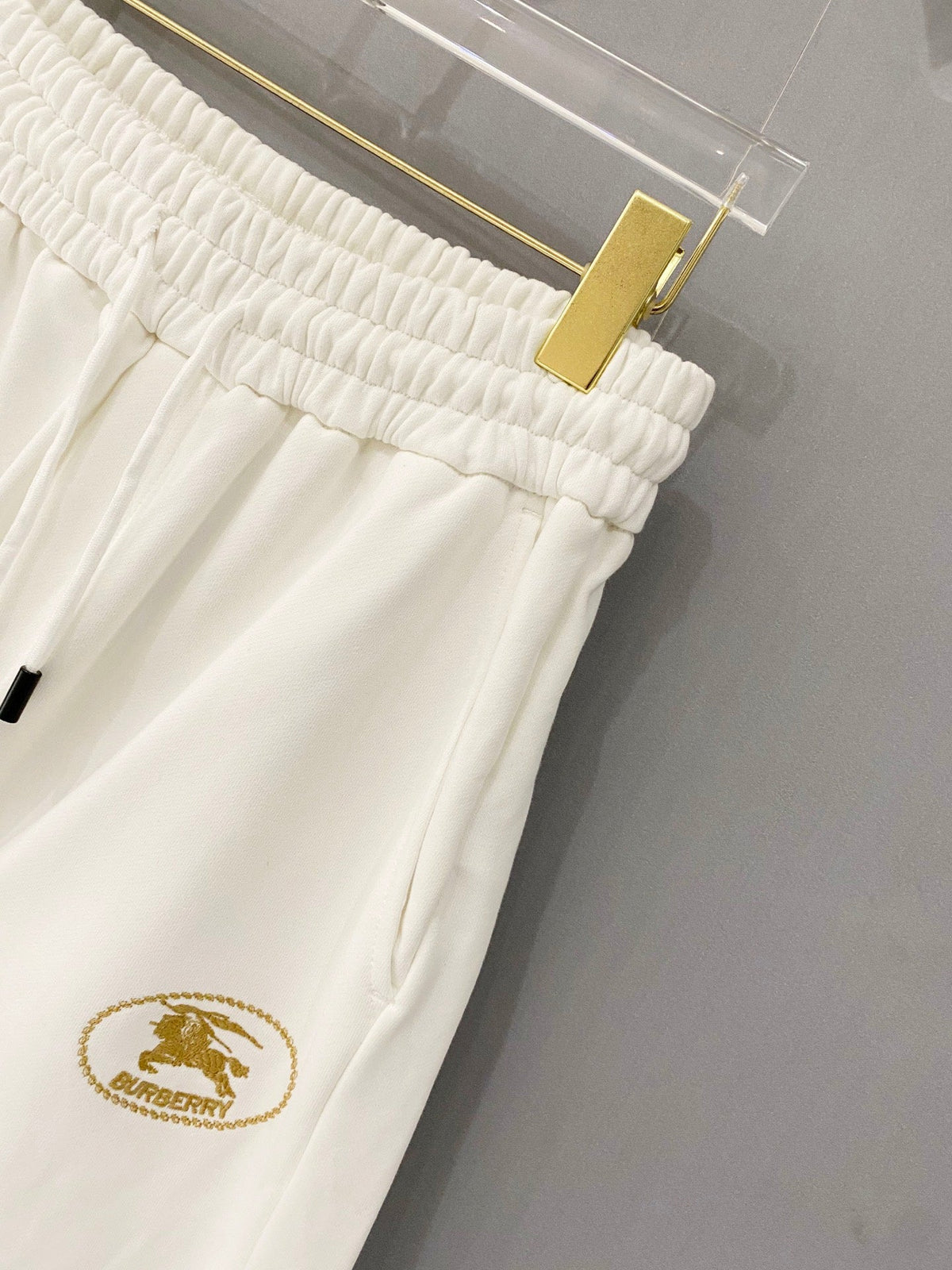 Classic letter embroidered casual shorts