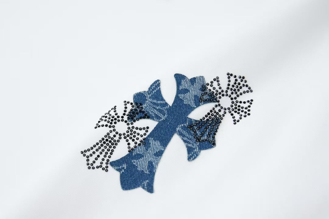 New rhinestone short sleeves