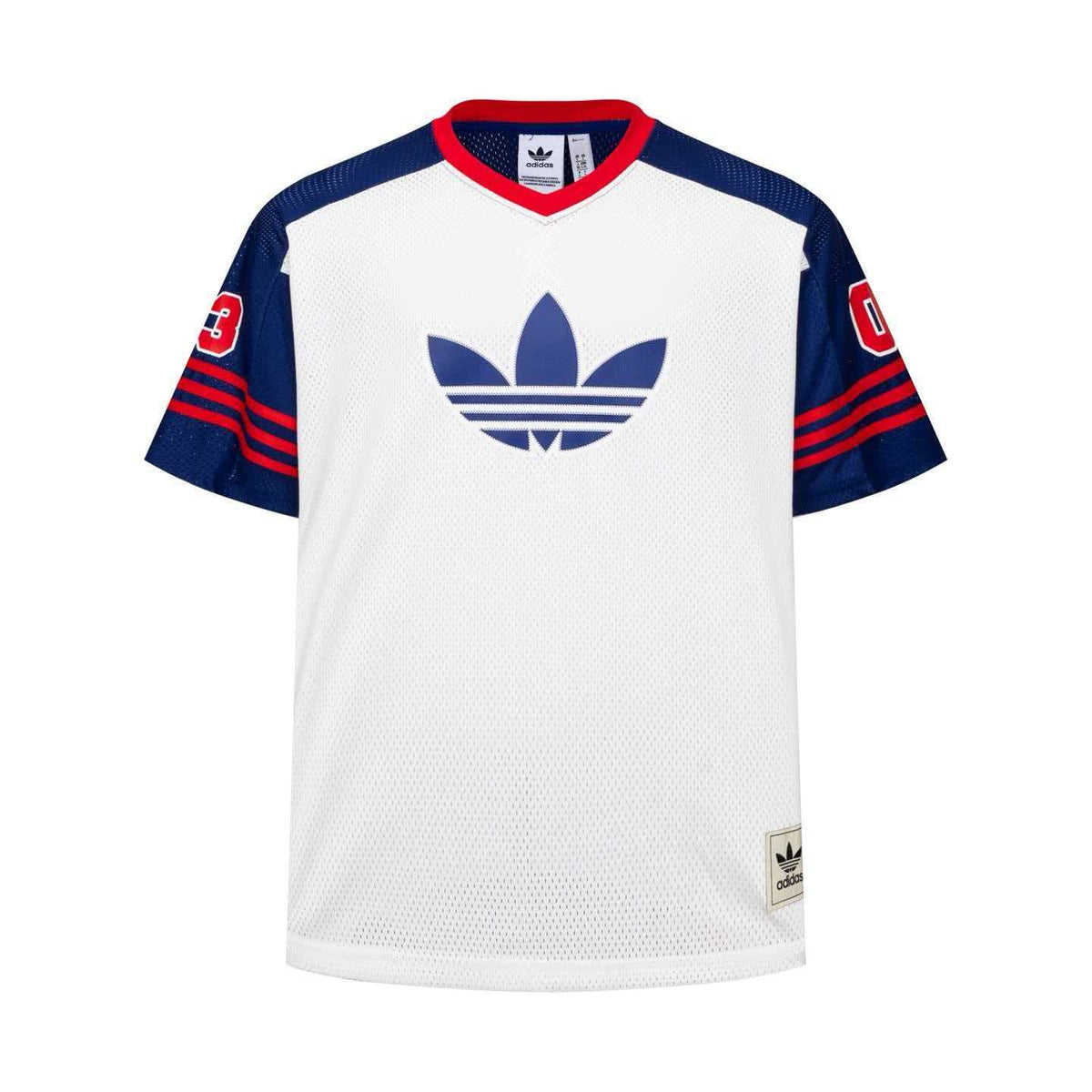 Tri color mesh jersey
