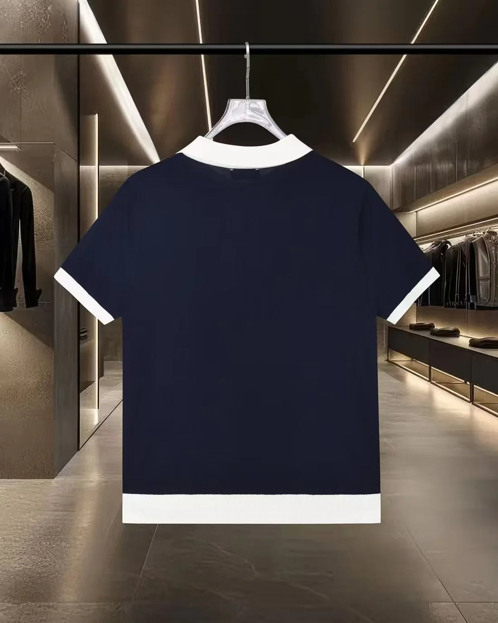 New Knitted Short Sleeve Polo Shirt