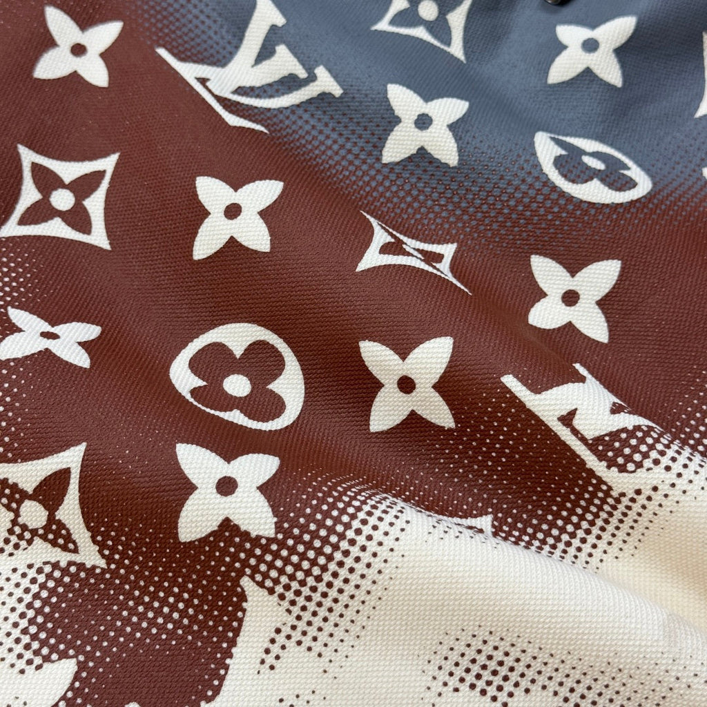 Latest large area printed casual shorts
