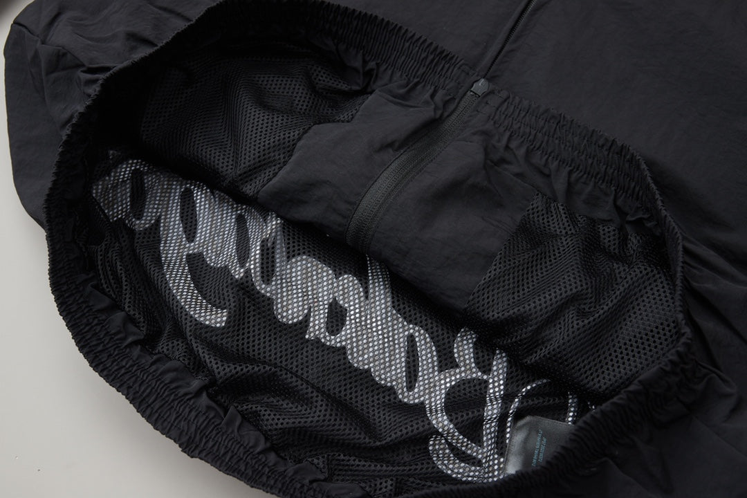 Alphabet Embroidered Hoodie Sports Set