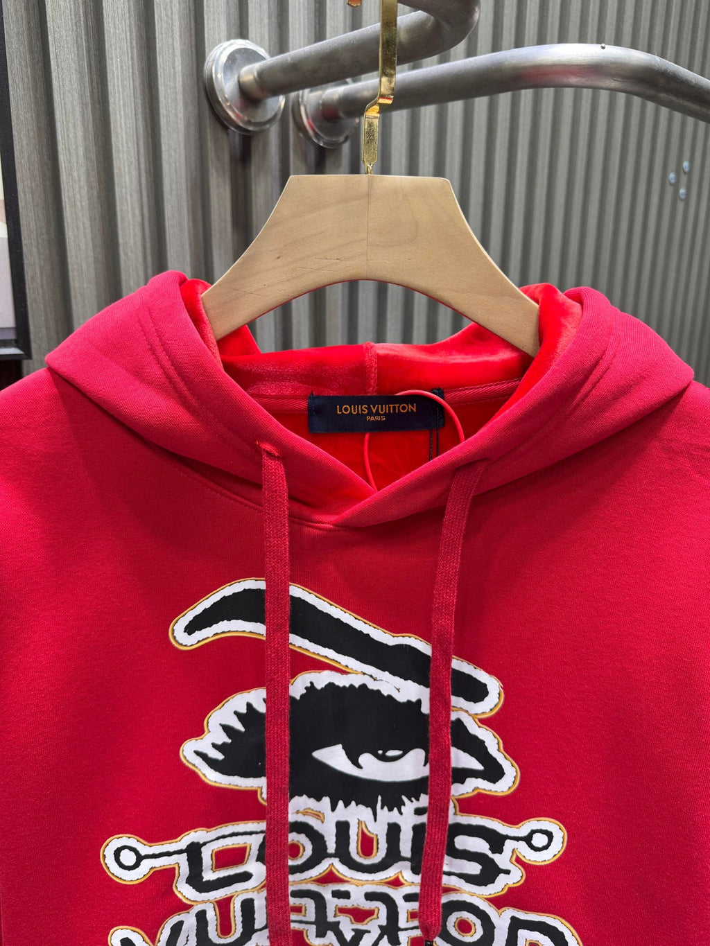 Double stranded cotton hoodie