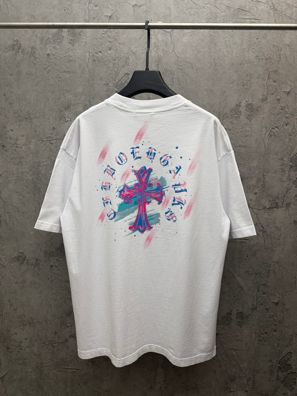 American painted couple short sleeved shirt