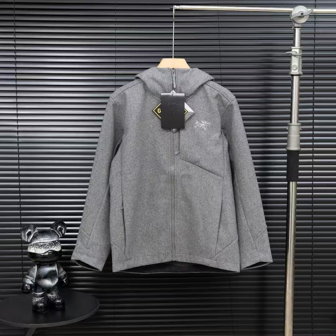 Hot selling embroidered hooded jacket