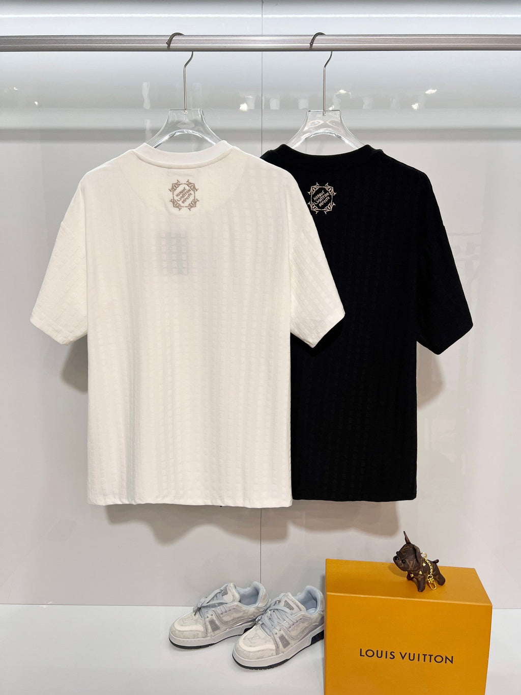 High density gold embroidered T-shirt