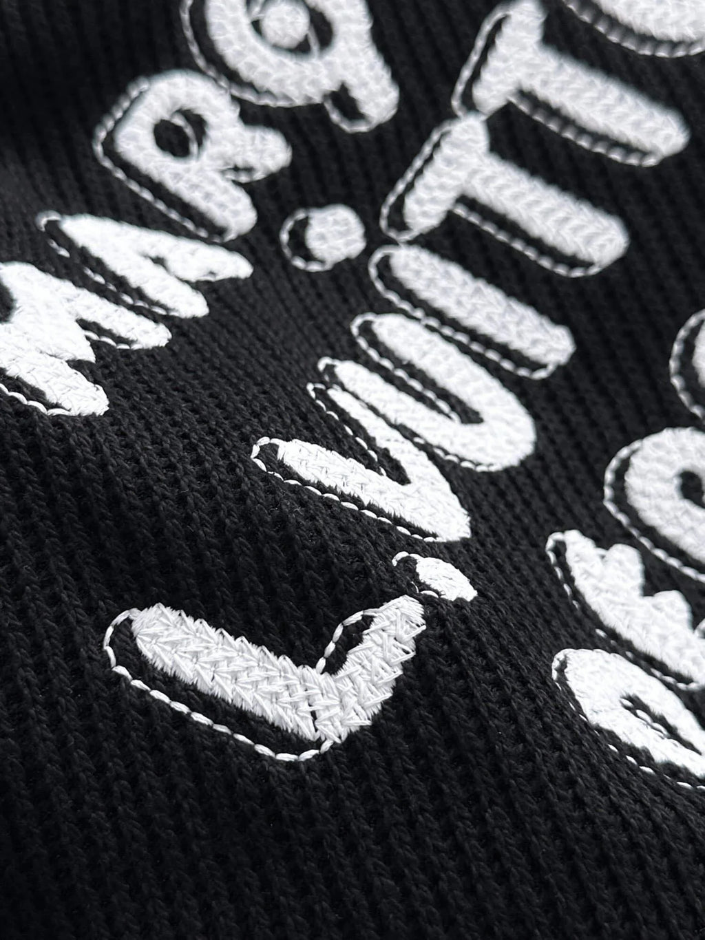 Shadow Letter Embroidered T-Shirt