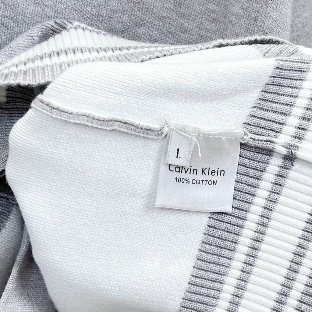 Chest hollow letter embroidered sweater knitted cardigan