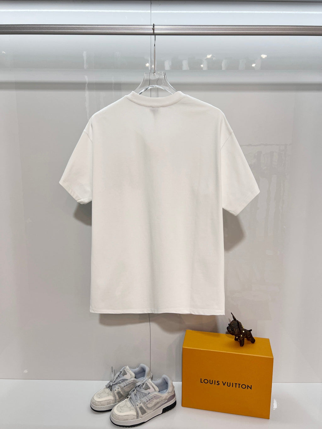 New Nine Grid Embroidered Short Sleeve
