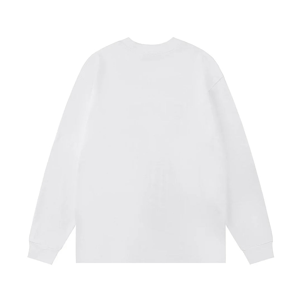 Cross stitch letter logo, unisex long sleeved design