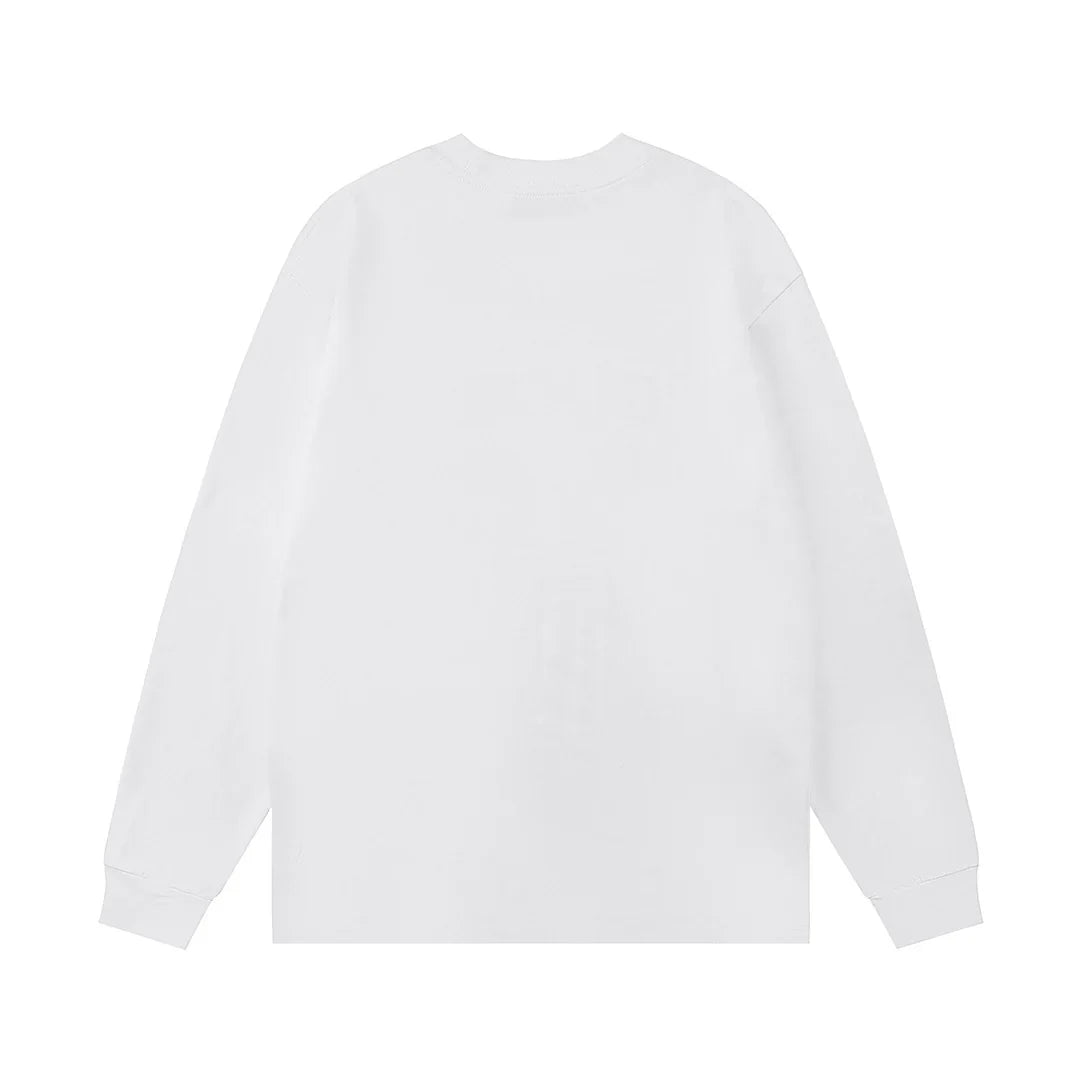 Cross stitch letter logo, unisex long sleeved design
