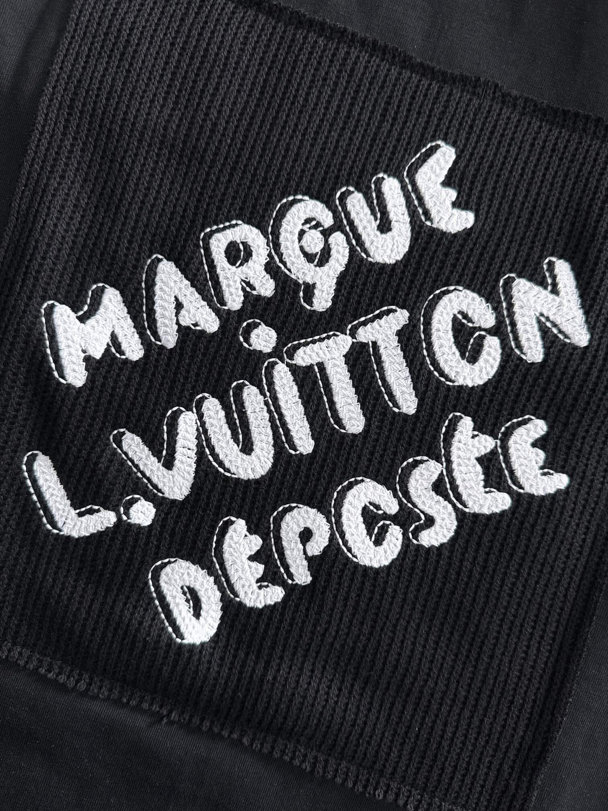 Shadow Letter Embroidered T-Shirt