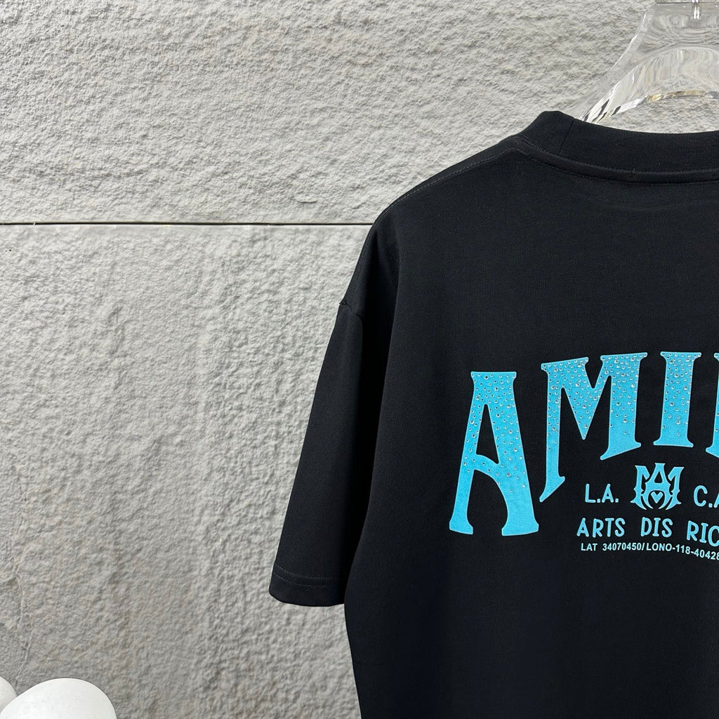 Classic letter hot stamping+plush technology unisex T-shirt