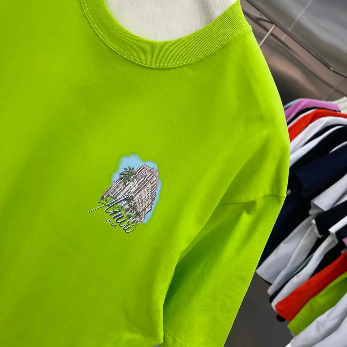 Printed short sleeved T-shirt