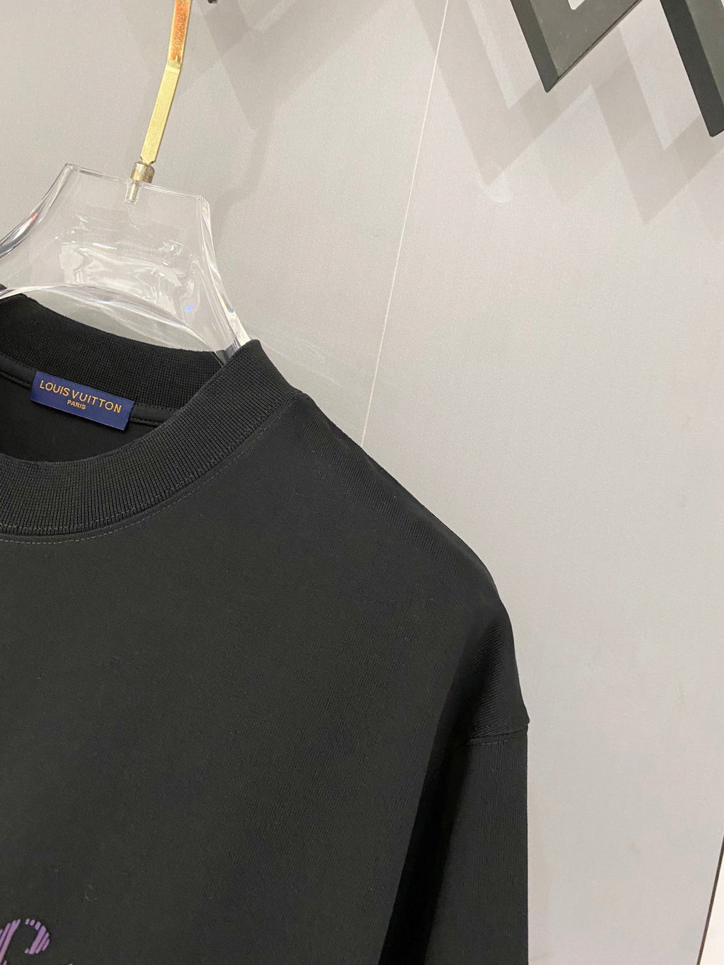 Classic letter printed pure cotton T-shirt -011