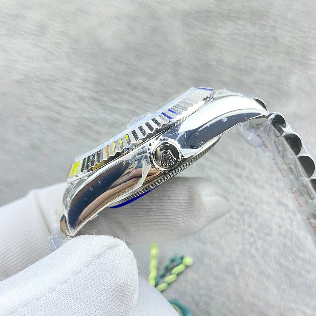 C-Factory -Blue Silver - White 904L Steel- Automatic - 42mm