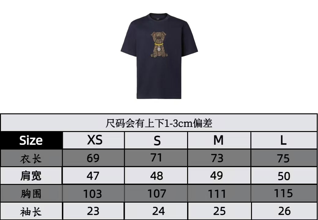 Hot selling embroidered short sleeved T-shirt