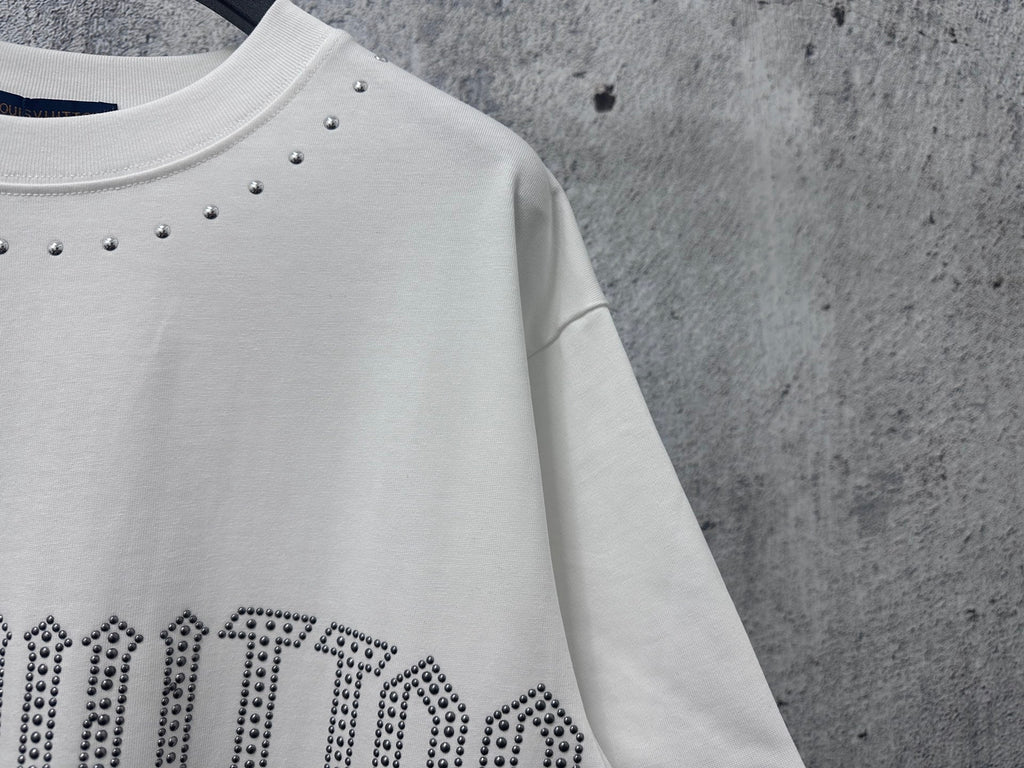 Willow nail rhinestone short sleeved unisex