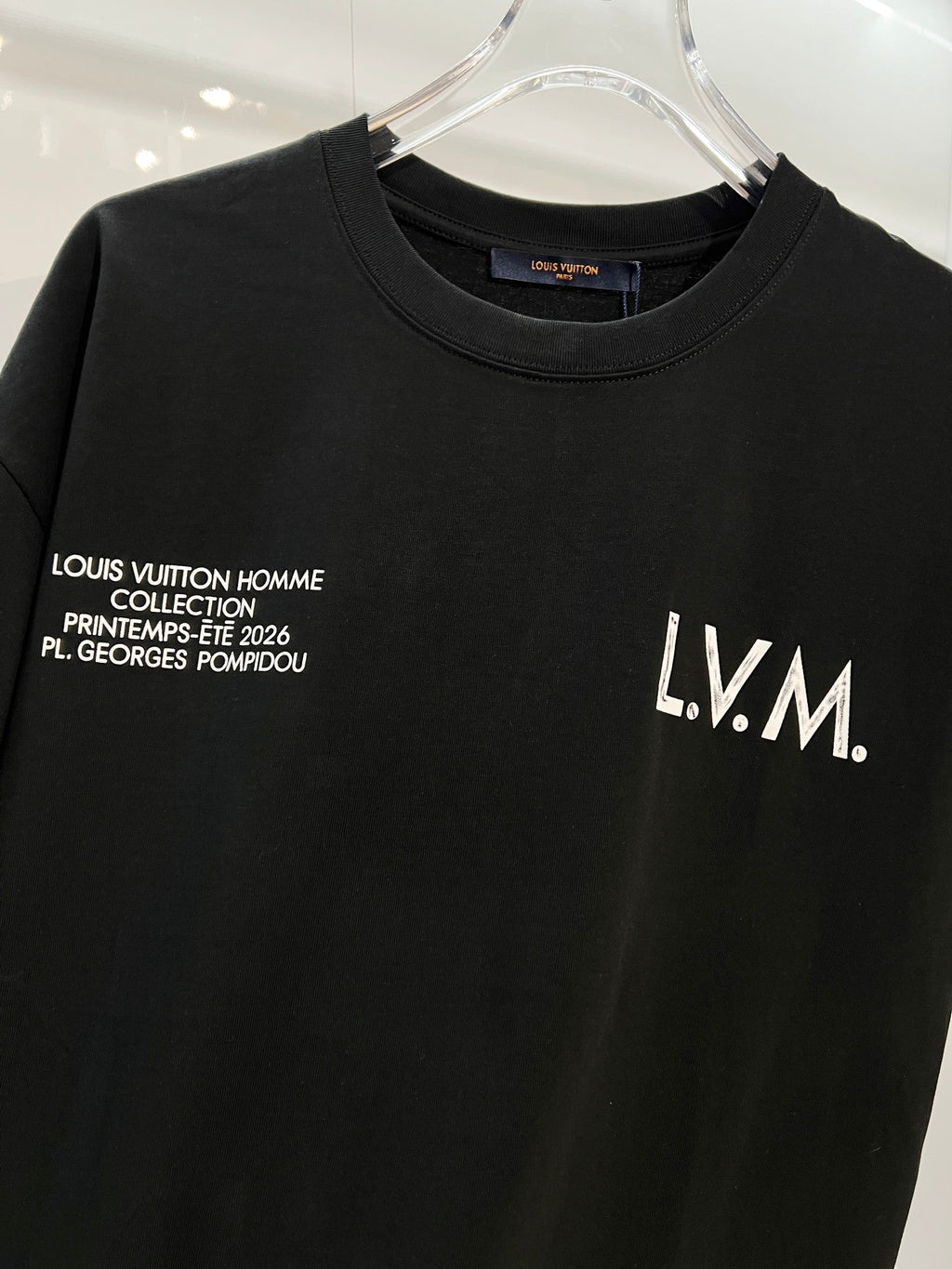 New front and rear blurred letter short sleeves