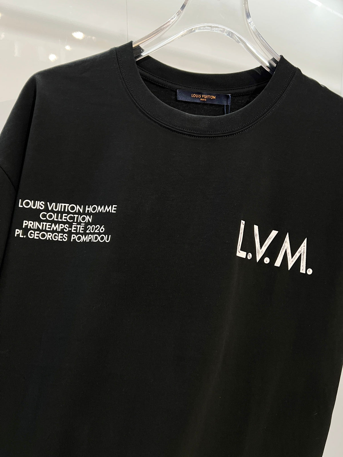 New front and rear blurred letter short sleeves